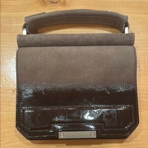 Alexander Wang Brown Leather and Suede Clutch